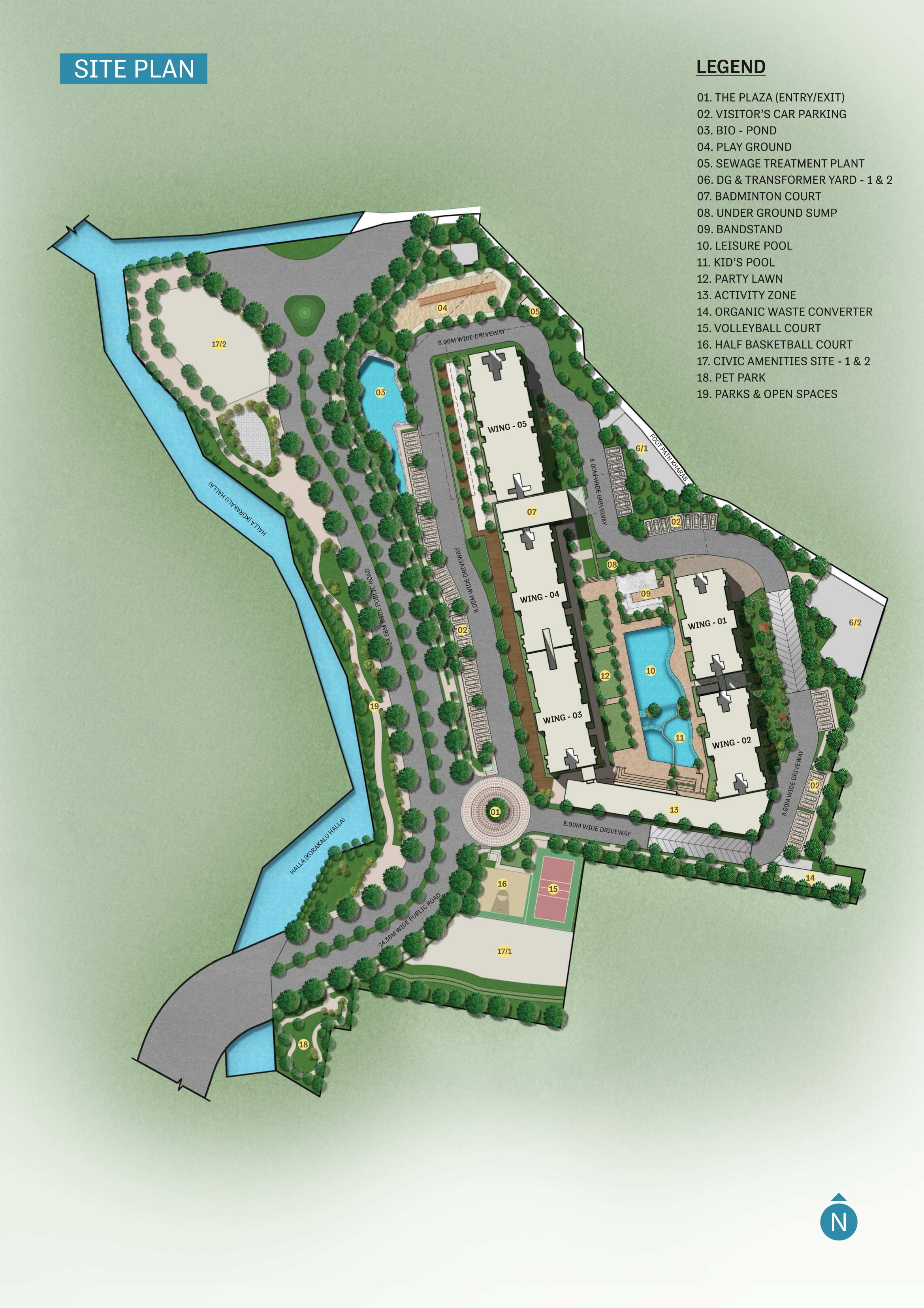 Sobha Town Park Brooklyn Towers Master Plan